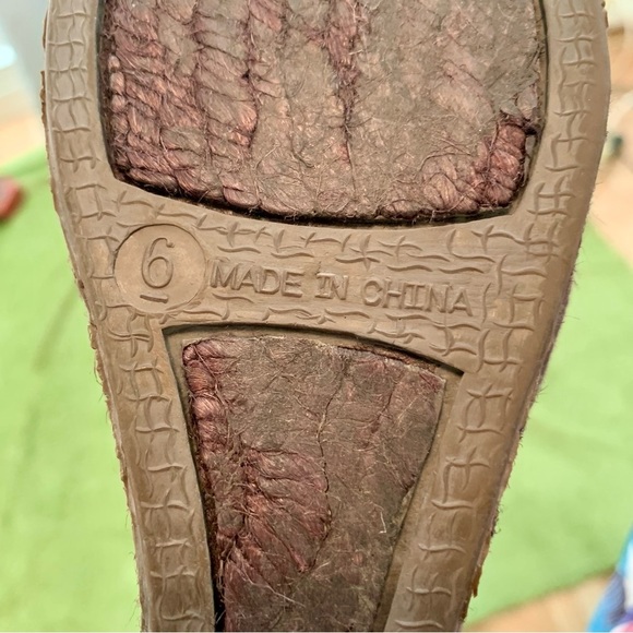 Talbots Brown Woven Wedge "Mandalay" size 6 - Picture 8 of 10